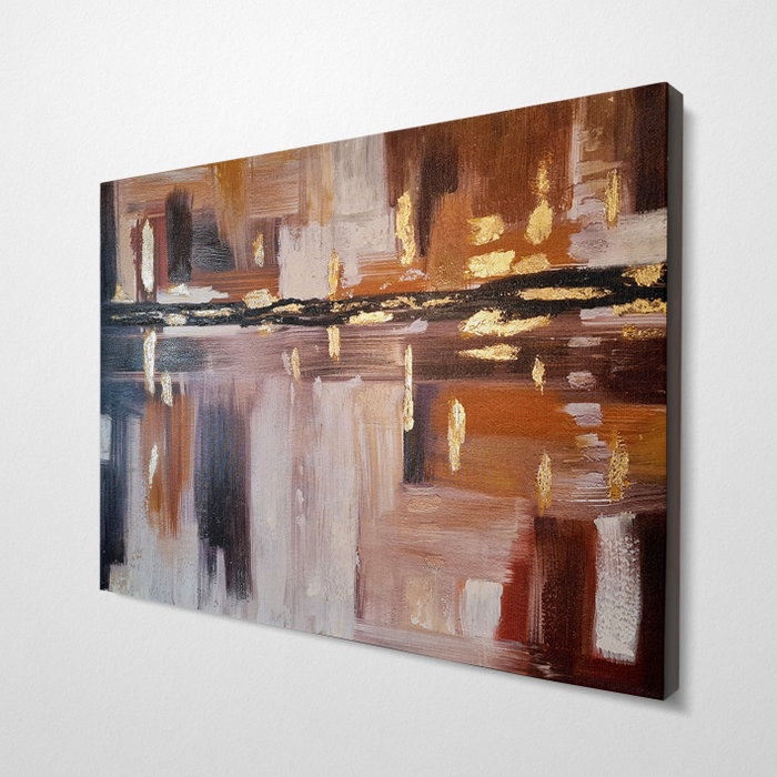Wallity Pintura al óleo decorativa Multicolor 70 x 100 cm